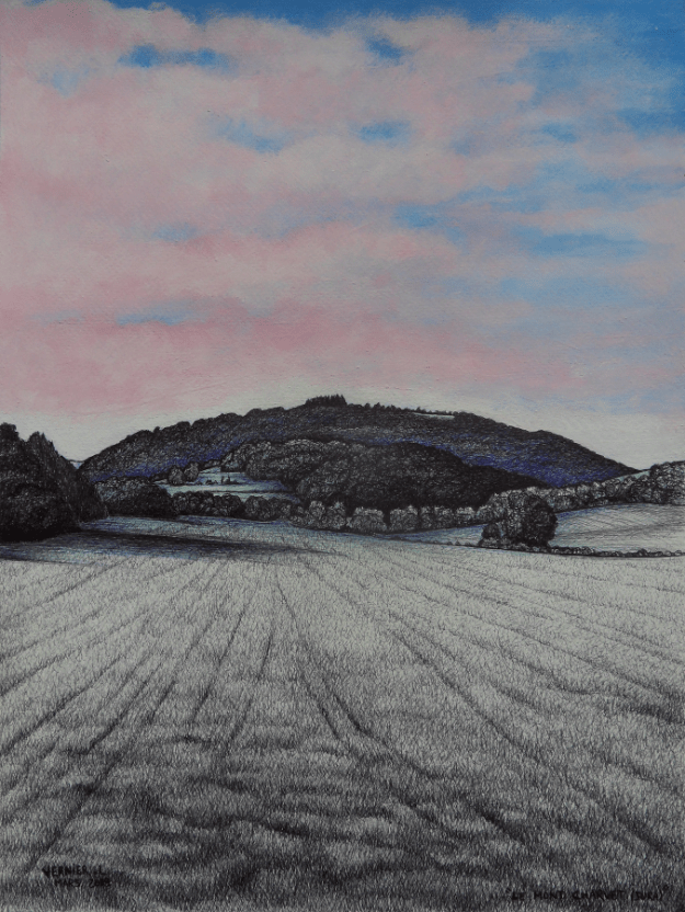 Le Mont Charvet (Jura) 41 x 31 cm 2019 Laurent Vernier